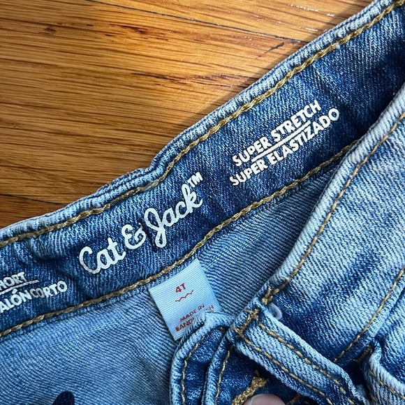 Cat & Jack Toddler Boy Denim Shorts Lot of 2 Size 3T/4T - Picture 7 of 7